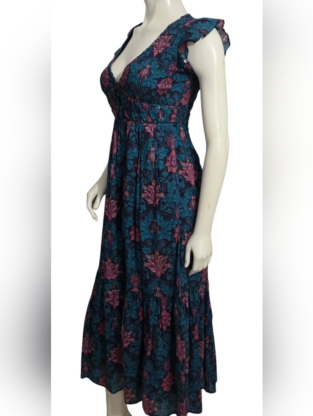 Anthropologie Peregrine Midi Dress Size XXS - Picture 4 of 16